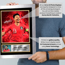 Son Heung-Min Signed Autographed Portrait Poster Print – Tottenham Hotspur & South Korea Football Memorabilia Wall Art for Fans & Collectors