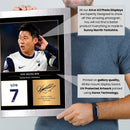 Son Heung-min Icons Signed Poster Print – Tottenham Hotspur Tribute Wall Art with Signature Panel – Premium Football Memorabilia for Fans & Collectors