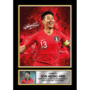 Son Heung-Min Signed Autographed Portrait Poster Print – Tottenham Hotspur & South Korea Football Memorabilia Wall Art for Fans & Collectors