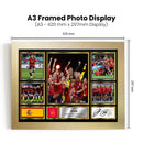 Spain Ladies Football Teams Framed Autographed Print - Limited Edition Autograph Fan Gift – Collectible Memorabilia Merchandise