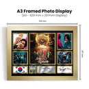 Squid Game Netflix Shows Framed Autographed Print - Limited Edition Autograph Fan Gift – Collectible Memorabilia Merchandise