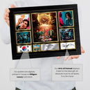 Squid Game Netflix Shows Framed Autographed Print - Limited Edition Autograph Fan Gift – Collectible Memorabilia Merchandise