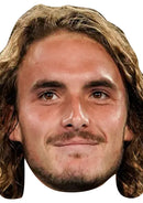 Stefanos Tsitsipas - Tennis Fancy Dress Cardboard Celebrity Party Face Mask