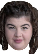 Steph Lacey Celebrity Face Mask Fancy Dress Cardboard Costume Mask