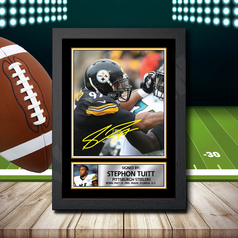 Stephon Tuitt Printed Signature NFL Star Poster Print Framed Wall Art Gift – Stephon Tuitt Printed Signature NFL Star Poster Print