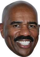 Steve Harvey Celebrity Face Mask Fancy Dress Cardboard Costume Mask