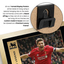 Steven Gerrard Icons Signed Poster Print – Liverpool FC Legend Tribute – Premier League Wall Art with Signature Panel & Jersey Number