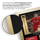 Steven Gerrard Icons Signed Poster Print – Liverpool FC Legend Tribute – Premier League Wall Art with Signature Panel & Jersey Number