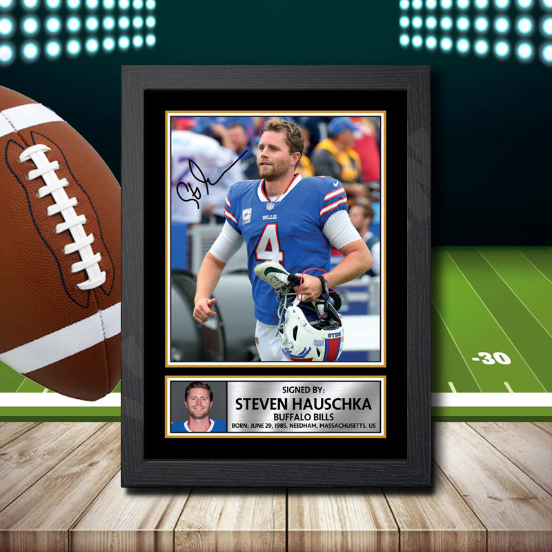 Steven Hauschka 2 Printed Signature NFL Star Poster Print Framed Wall Art Gift – Steven Hauschka 2 Printed Signature NFL Star Poster Print