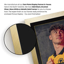 Strand Larsen Printed Signed Poster – Wolverhampton Wanderers FC & Norway Striker Tribute Wall Art with Jersey & Bio Plaque – Premier League Football Memorabilia for Fans & Collectors