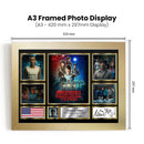Stranger Things Netflix Shows Framed Autographed Print - Limited Edition Autograph Fan Gift – Collectible Memorabilia Merchandise