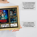 Stranger Things Netflix Shows Framed Autographed Print - Limited Edition Autograph Fan Gift – Collectible Memorabilia Merchandise