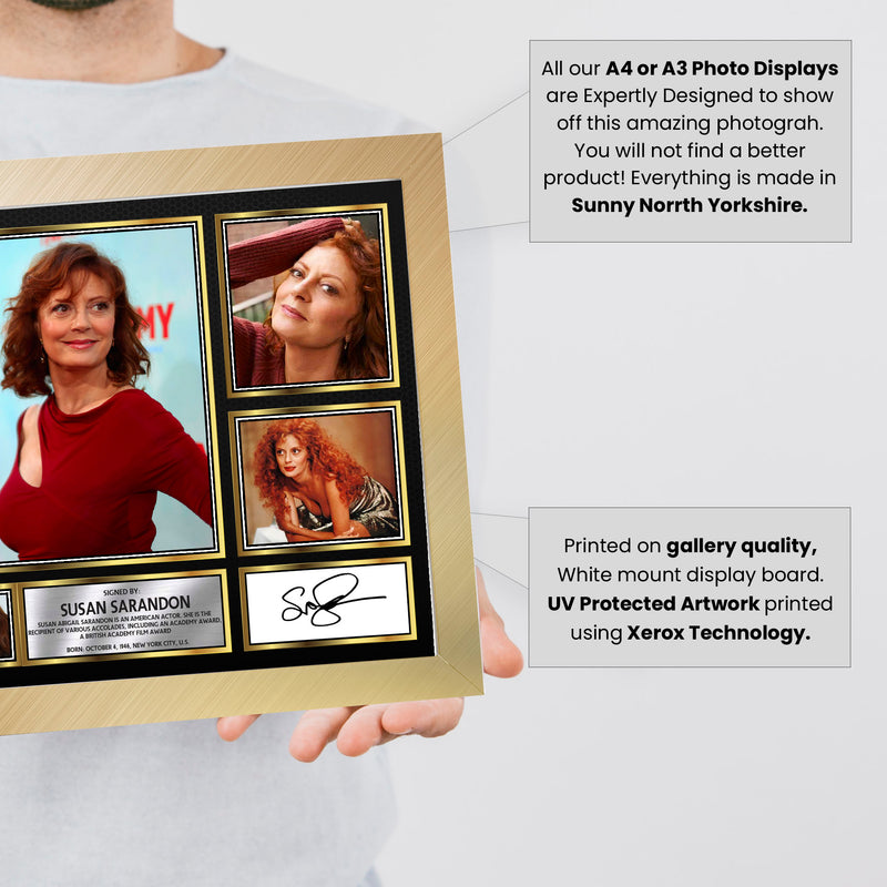 Susan Sarandon Actors Framed Autographed Print