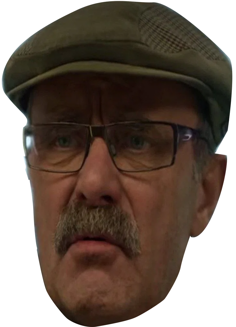 Svein Roger Karlsen - Billionaire island Celebrity Face Mask Fancy Dress Cardboard Costume Mask