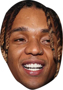 Swae Lee 2025 Celebrity Face Mask Fancy Dress Cardboard Costume Mask