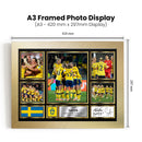 Sweden Ladies Football Teams Framed Autographed Print - Limited Edition Autograph Fan Gift – Collectible Memorabilia Merchandise