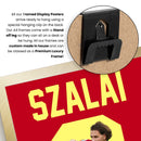 Ádám Szalai Signed Poster Print – Hungary National Team Captain Tribute Wall Art with Signature & Jersey Number 9 – Legendary Striker Memorabilia for Football Fans & Collectors