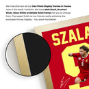 Ádám Szalai Signed Poster Print – Hungary National Team Captain Tribute Wall Art with Signature & Jersey Number 9 – Legendary Striker Memorabilia for Football Fans & Collectors