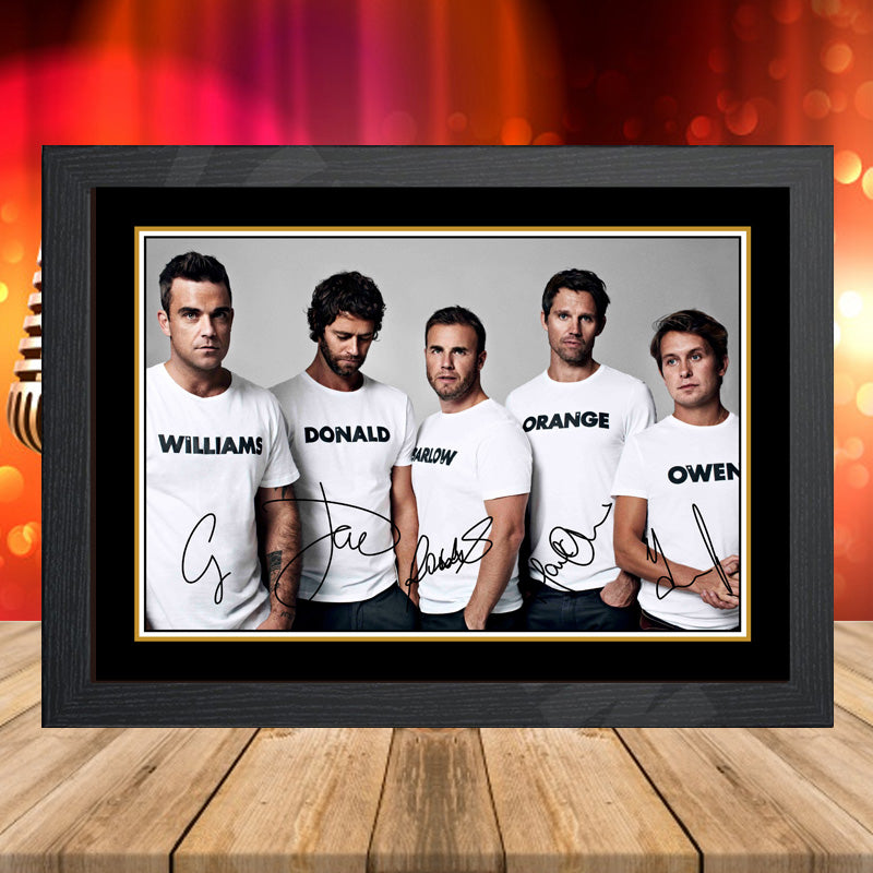 Take That With Robbie 2 – Printed Signature Music-Landscape Star Print – Take That With Robbie 2