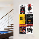 Quentin Tarentino Movies and Film Poster Print Packs - 6 POSTERS (A6, A5, A4, A3)