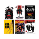 Quentin Tarentino Movies and Film Poster Print Packs - 6 POSTERS (A6, A5, A4, A3)