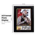 Teddy Swims Printed Signed Poster Print – Live Concert Portrait Wall Art – Soul & R&B Singer Music Memorabilia Gift for Fans