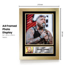 Teddy Swims Printed Signed Poster Print – Live Concert Portrait Wall Art – Soul & R&B Singer Music Memorabilia Gift for Fans