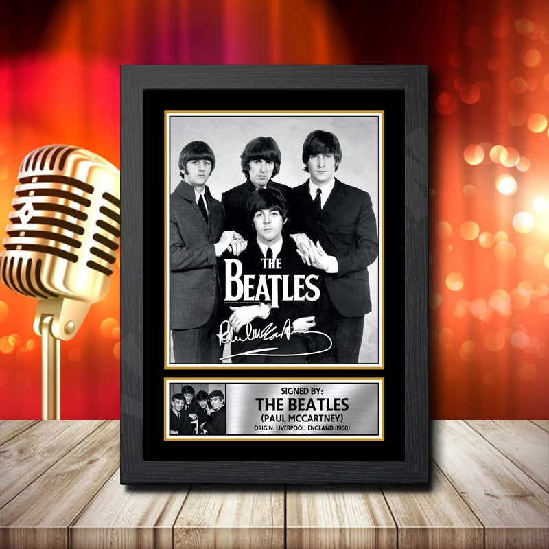 The Beatles Paul Mccartney 1 – Printed Signature Music Star Print – The Beatles Paul Mccartney 1