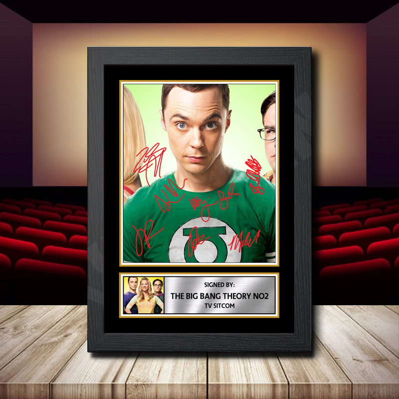 The Big Bang Theory No2 Printed Signature Movie Star Poster Print Framed Wall Art Gift – The Big Bang Theory No2 Printed Signature Movie Star Poster Print