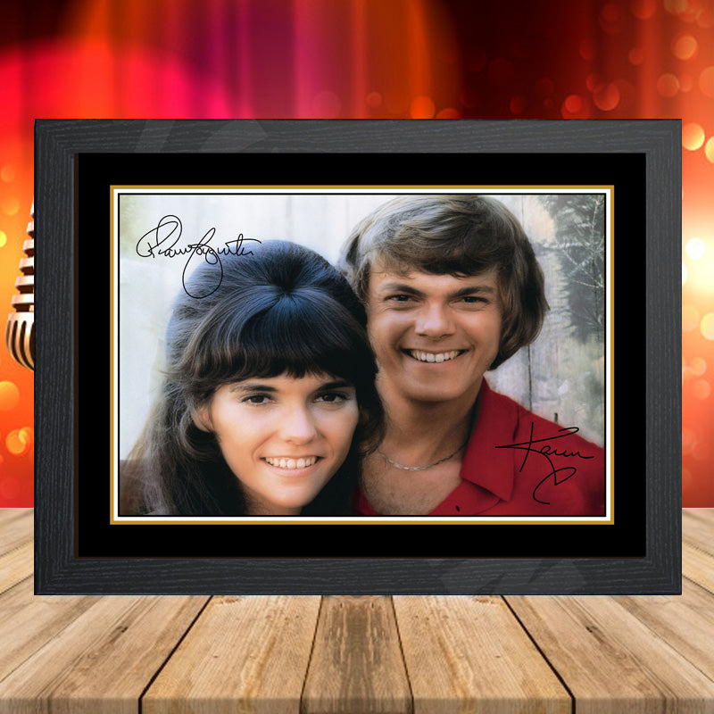 The Carpenters – Printed Signature Music-Landscape Star Print – The Carpenters