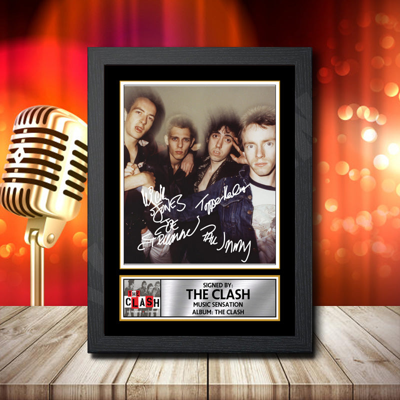 The Clash Final 1 – Printed Signature Music Star Print – The Clash Final 1