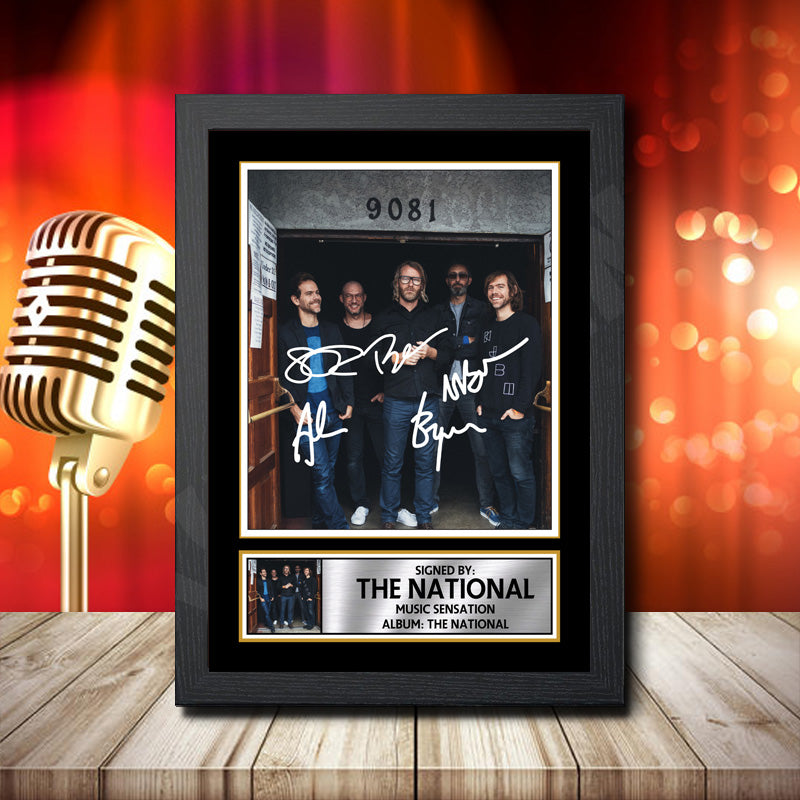 The National Final – Printed Signature Music Star Print – The National Final