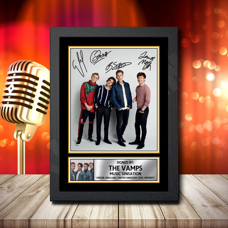 The Vamps 2 – Printed Signature Music Star Print – The Vamps 2