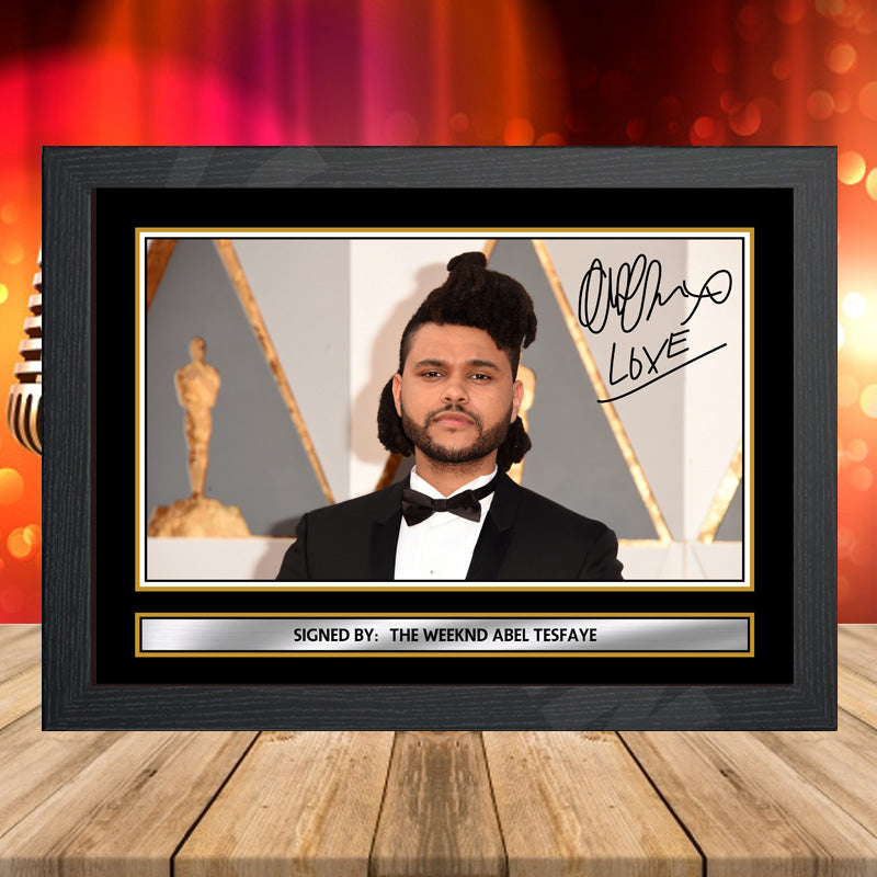 The Weeknd Abel Tesfaye 4 – Printed Signature Music-Landscape Star Print – The Weeknd Abel Tesfaye 4