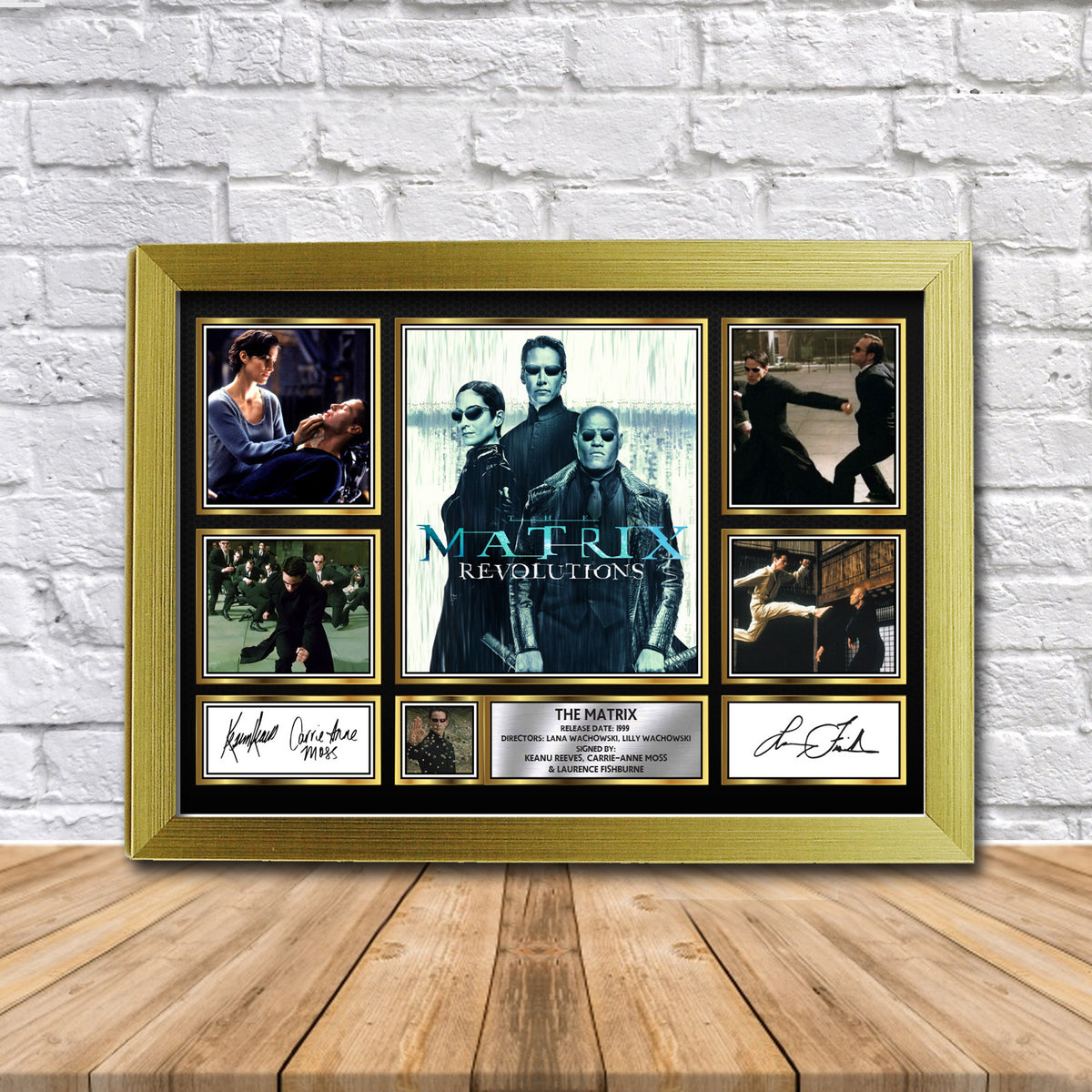 The Matrix Movie Gift Framed Printed Signature Star Poster Print Wall Art Gift