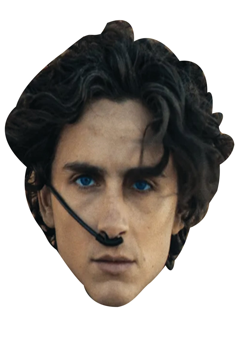 Timothy Chalamet - Paul Atreides - Dune Celebrity Face Mask Fancy Dress Cardboard Costume Mask