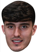 Tino Livramento Face Mask 2026 – England Football Player Celebrity Card Face Mask – Celebrity Mask for Stag Do, Hen Night, Fancy Dress & Costume Parties – Funny Adult Card Mask