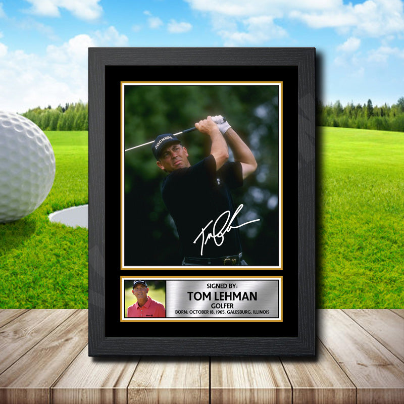 Tom Lehman 2 Printed Signature Golfer Star Poster Print Framed Wall Art Gift – Tom Lehman 2 Printed Signature Golfer Star Poster Print