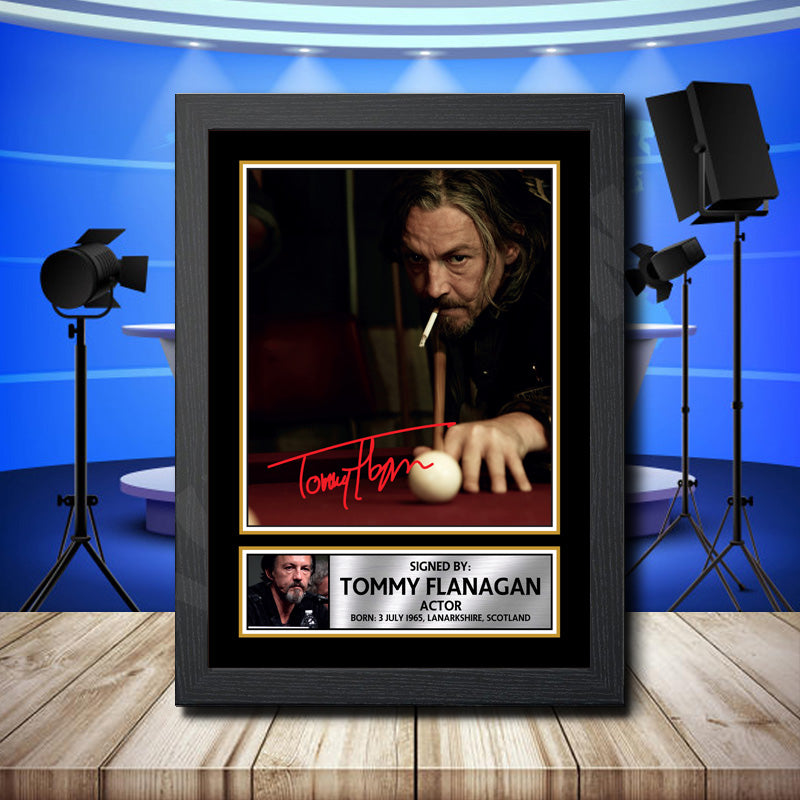 Tommy Flanagan 2 Printed Signature Television Star Poster Print Framed Wall Art Gift – Tommy Flanagan 2 Printed Signature Television Star Poster Print