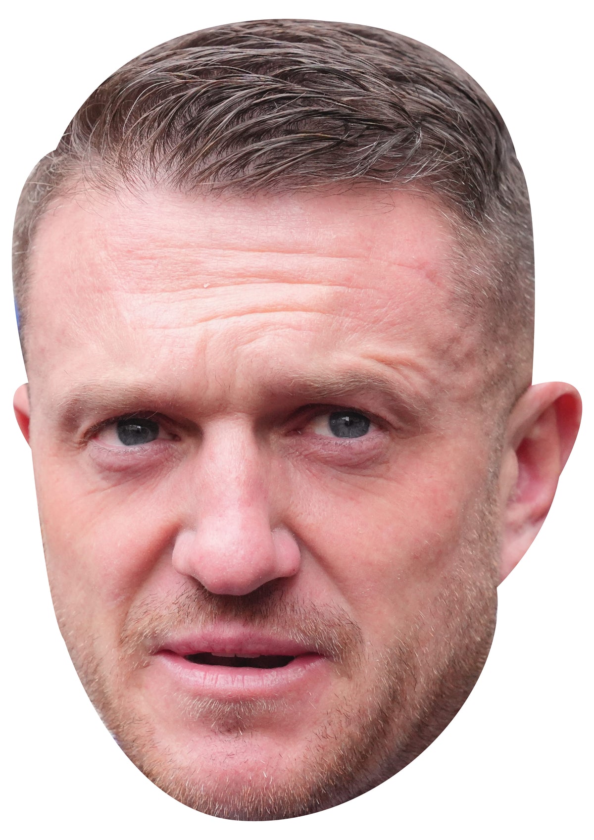 Tommy Robinson Mask –  Celebrity Card Face Mask – Halloween, Fancy Dress, Parties, Events & Photo Booth Fun