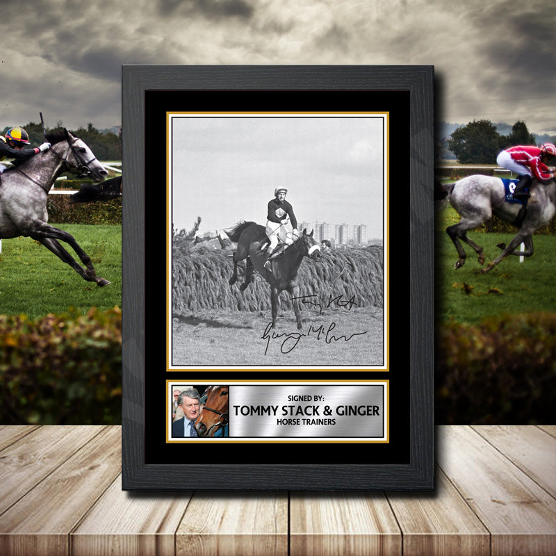 Tommy Stack Ginger 2 Printed Signature Horse-Racing Star Poster Print Framed Wall Art Gift – Tommy Stack Ginger 2 Printed Signature Horse-Racing Star Poster Print