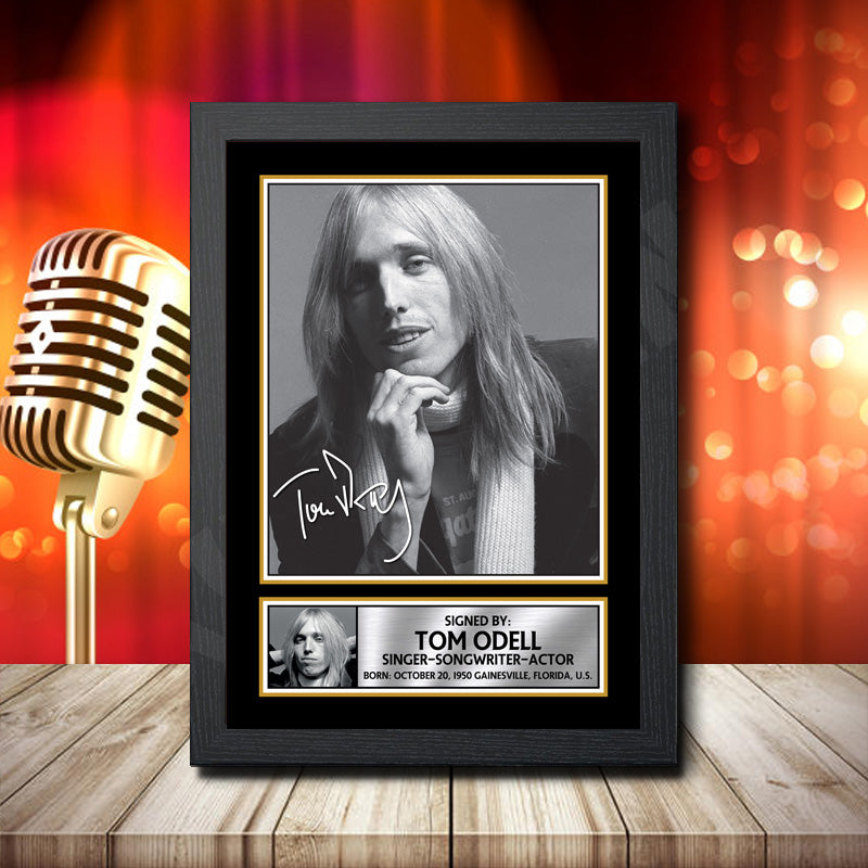 Tom Petty 1 – Printed Signature Music Star Print – Tom Petty 1