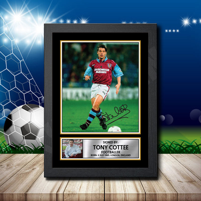 Tony Cottee 1 Printed Signature Footballers Star Poster Print Framed Wall Art Gift – Tony Cottee 1 Printed Signature Footballers Star Poster Print