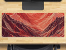 Extra Large Gaming Mouse Mat (800mm x 300mm) - Topography Magma