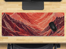 Extra Large Gaming Mouse Mat (800mm x 300mm) - Topography Magma