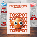 Rude Swear Word Birthday Card Design - T*SSPOT