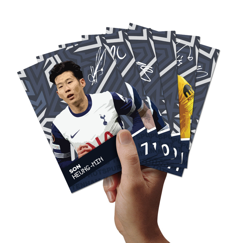 Tottenham Hotspur Players SIGNED A6 Poster Pack - 6 Autographed Poster Print Cards (Son, Romero, Maddison, Solanke, Vicario, Postecoglou)