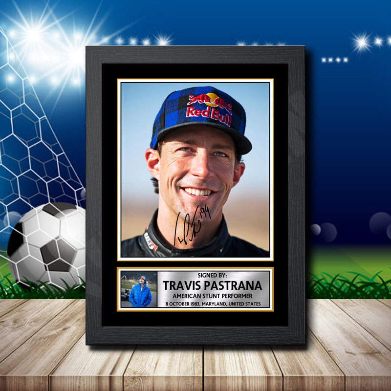 Travis Pastrana 1 Printed Signature Footballers Star Poster Print Framed Wall Art Gift – Travis Pastrana 1 Printed Signature Footballers Star Poster Print