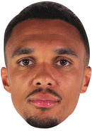 Trent Alexander Arnold Face Mask 2026 – England Football Player Celebrity Card Face Mask – Celebrity Mask for Stag Do, Hen Night, Fancy Dress & Costume Parties – Funny Adult Card Mask