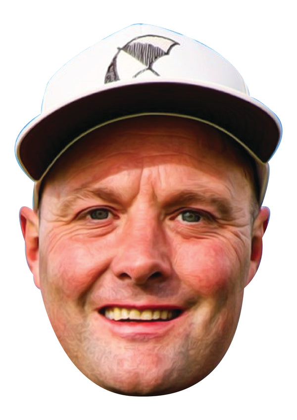 Tubes Golf – Realistic Cardboard Celebrity Mask for Stag Do, Hen Do, Fancy Dress & Costume Parties – Fun Party Disguise